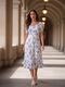 Women Fit and Flare Multicolor Below Knee Dress - Image 8