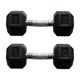 MsFit 5 kg Hexa PVC Dumbbell Pair (10 kg) - Image 6