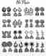 Gahna Wala G Oxidised Silver Jhumka Earrings Combo Set - Image 7
