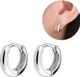 COMMON ETAIL Bali_HOOP_SLV Stainless Steel Hoop Earring - Image 6
