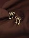 fabula Gold Heritage Kashmiri Drop Earrings with Hair Kaan Chain - Image 7