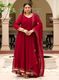 Trijal Fab Women Georgette Kurta Dupatta Set - Image 8