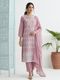 LIBAS Women Silk Blend Kurta Pant Dupatta Set - Image 8