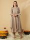 Nidhikishan Silk Blend Kurta Pant Dupatta Set - Image 7