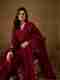 Women Pure Silk Kurta Pant Dupatta Set - Image 7