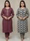 YAGNIK FASHION Women Cotton Blend Kurti Pant Set - Image 8
