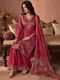 Varanga Women Silk Blend Kurta Pant Dupatta Set - Image 4