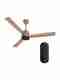 Crompton Energion Hyperjet | BLDC Technology | Remote Control with 2 Year Warranty Energy Saving 1200 mm Ceiling Fan (5 Star | Ivory Black | Pack of 1) - Image 2