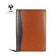 Rioon PU Leather Documents Holder, Brown, Tan - Image 8