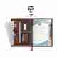 Rioon PU Leather Documents Holder, Brown, Tan - Image 7