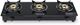 CELLO Hexa Manual Ignition Black Aluminium Alloy Burner Toughened Glass Glass Manual Gas Stove (3 Burners) - Image 3