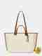 Lookout Fashion Women White Tote - Image 7
