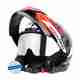 VEGA Crux Marvel Deadpool Motorbike Helmet (Red Black) - Image 2