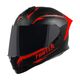 Steelbird SBA-11 Tornado Full Face Helmet Glossy Black Red - Image 3