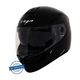 FOROLY Deletion Flipup ISI with Rainbow Visor Motorbike Helmet (Black) - Image 8