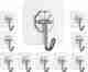 PYORIT Heavy Duty Hooks for Hanging Keys Coats Hats Bags Ceiling Kitchen Accessories Hook 50 (Pack of 50) - Image 7