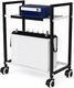 Flipkart SmartBuy Heavy-Duty Inverter Trolley Stand with Wheels | Rust-Proof Base Trolley for Inverter and Battery (Blue, White) - Image 4