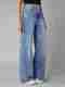 DENIM LOOK Women Flared High Rise Light Blue Jeans - Image 7