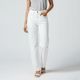 zayla Women Flared High Rise White Jeans - Image 3