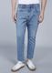 Men Slim Mid Rise Blue Jeans - Image 8