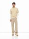 WAYKING Men Loose Fit Mid Rise Beige Jeans - Image 7