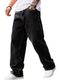 RKDENIM Men Wide Leg Mid Rise Dark Grey Jeans - Image 7