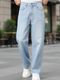 RileyRush Men Loose Fit Low Rise Beige Jeans - Image 8