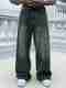 URBELLA Men Loose Fit Mid Rise Black Jeans - Image 7
