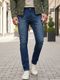 The Indian Garage Co. Men Slim Mid Rise Blue Jeans - Image 8