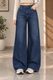 TYFFYN Women Loose Fit High Rise Dark Blue Jeans - Image 7