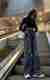 FLIKO Women Relaxed Fit High Rise Black Jeans - Image 7