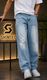FOXIEFIT Men Light Blue Jeans - Image 7