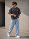 Denim Life Men Loose Fit Mid Rise Light Blue Jeans - Image 8