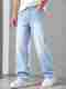 Wanted Men Straight Fit Mid Rise Dark Blue Jeans - Image 6
