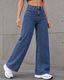 DENIM LOOK Women Flared High Rise Light Blue Jeans - Image 8