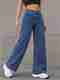TYFFYN Women Loose Fit High Rise Dark Blue Jeans - Image 6