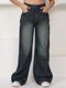 Zuya Women Wide Leg High Rise Green Jeans - Image 8