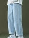 LittleRippers Boys Loose Fit High Rise Blue Jeans - Image 7