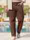 Men Baggy Fit Mid Rise Brown Jeans - Image 7