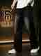 BREGRUUS Men Straight Fit Mid Rise Black Jeans - Image 7
