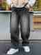 AzureAttire Men Straight Fit Mid Rise Black Jeans - Image 7