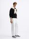 moda star Men Baggy Fit Mid Rise White Jeans - Image 8