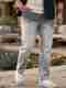 ujas Men Straight Fit Mid Rise Black Jeans - Image 3