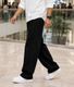 REEVA Men Straight Fit Mid Rise Black Jeans - Image 3