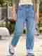 Urbano Juniors Boys Loose Fit Mid Rise Dark Blue Jeans - Image 7