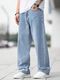 sky collection Men Baggy Fit Mid Rise Blue Jeans - Image 8