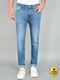 U.S. Polo Assn. Denim Co. Men Slim Mid Rise Blue Jeans - Image 8