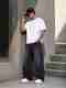 DAHZ Men Baggy Fit High Rise Blue Jeans - Image 7