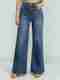 AAV2 Women Wide Leg High Rise Light Blue Jeans - Image 6