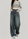 AAV2 Women Wide Leg High Rise Light Blue Jeans - Image 8